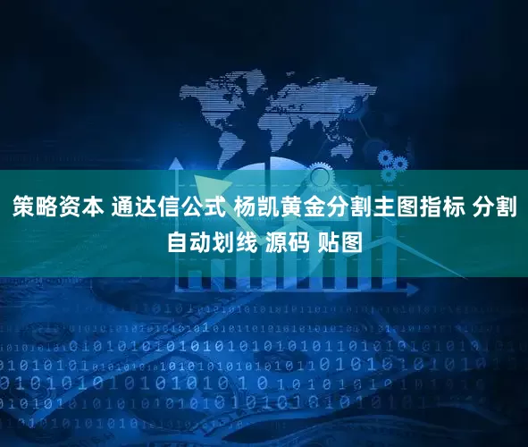 策略资本 通达信公式 杨凯黄金分割主图指标 分割自动划线 源码 贴图